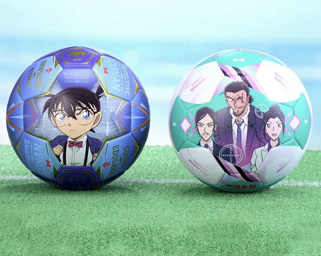 名探偵コナン フィギュア コナン 工藤新一 毛利蘭 プレミアム サッカー