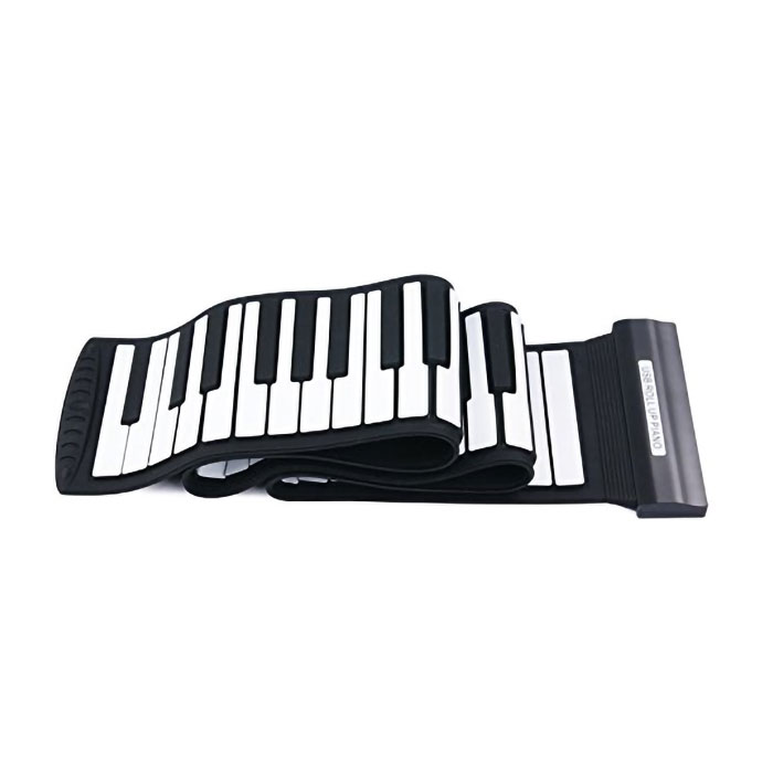 楽天市場】電子ロールピアノ 88鍵 USB接続 MIDI キーボード シリコン製