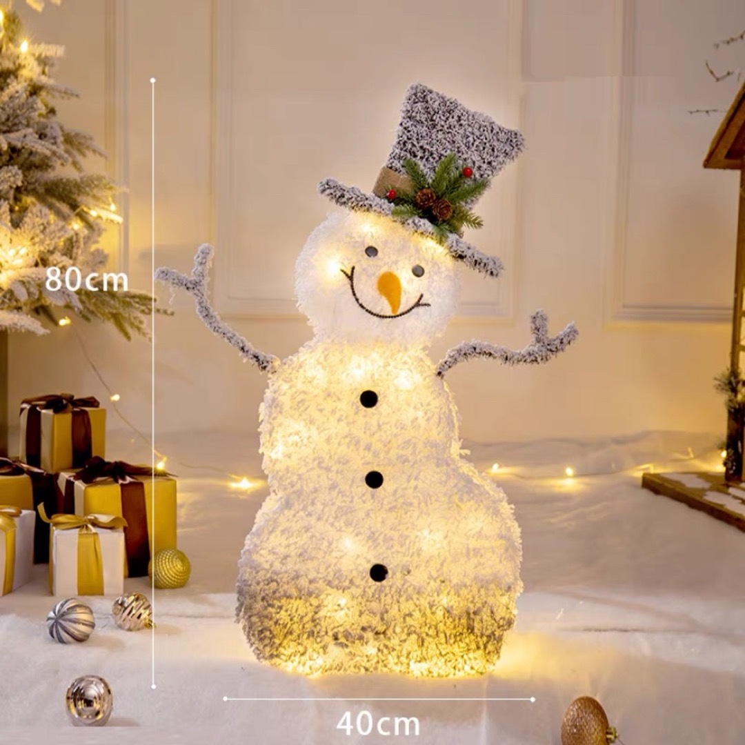 楽天市場】雪だるま モチーフライトクリスマス イルミネーション 立体