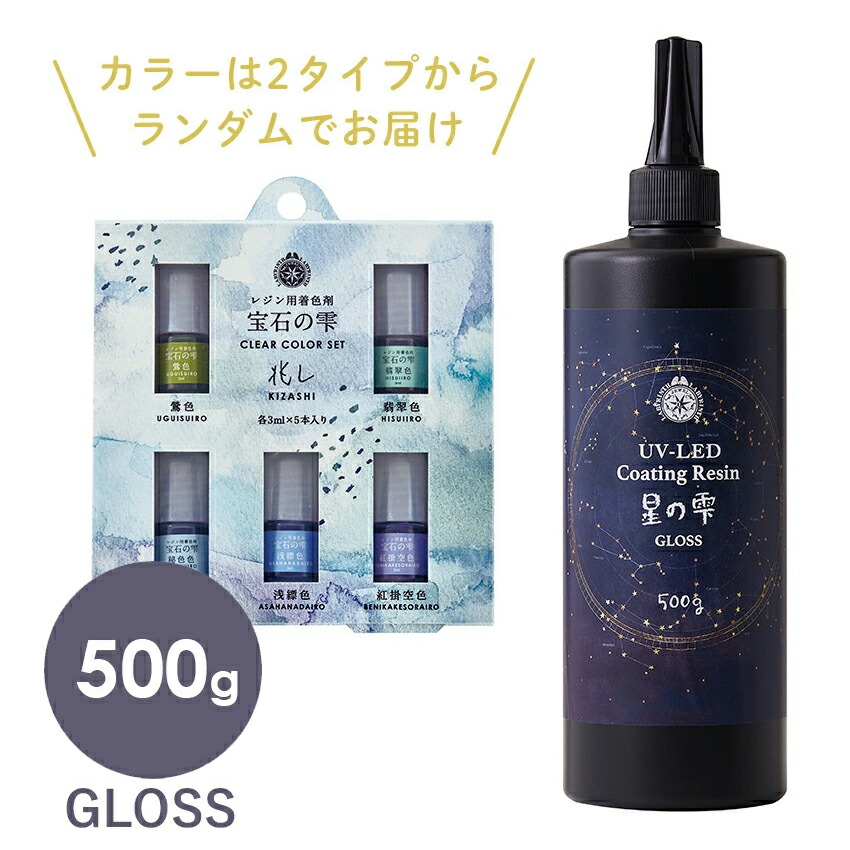 楽天市場】20％OFF パジコ UV-LED コーティング レジン 星の雫 グロス