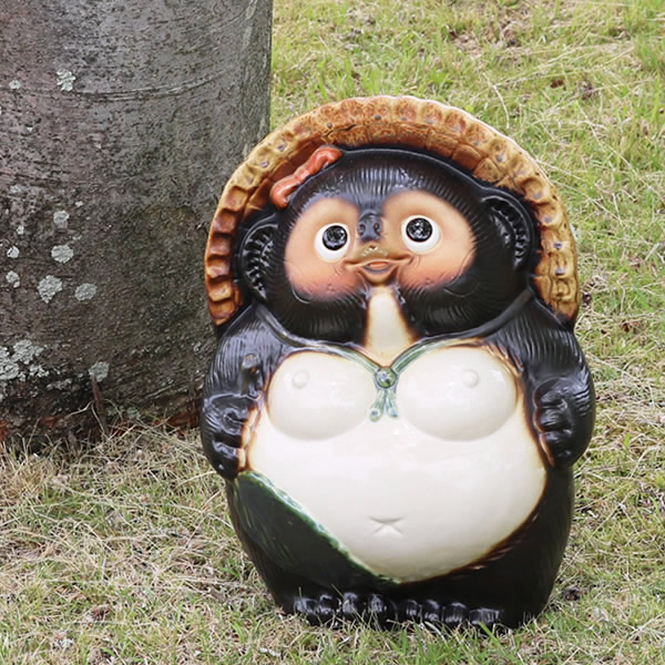 楽天市場】たぬき 置物 メスの通販