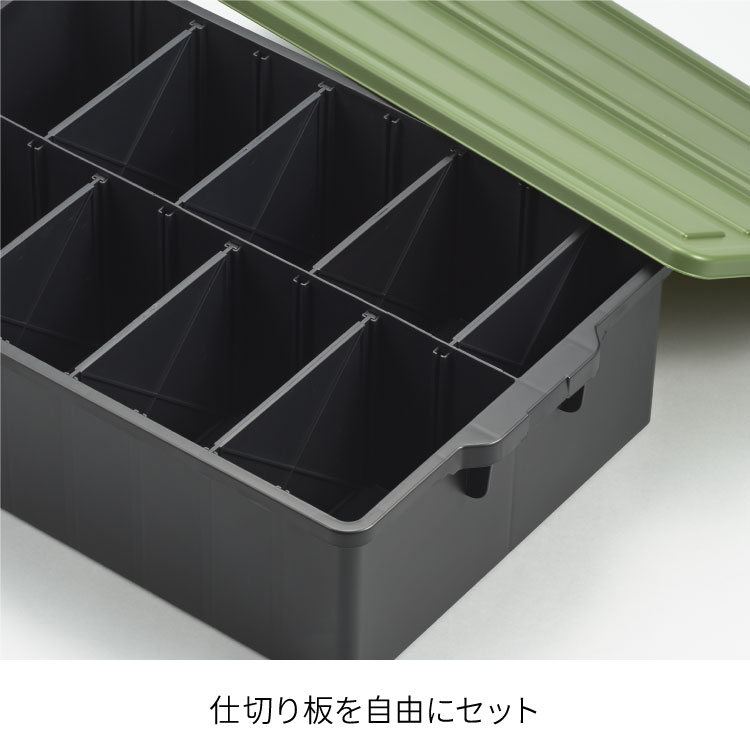 楽天市場】工具箱 Tufcon タフコン パーツボックス #104 カーキ