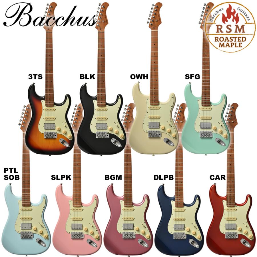 楽天市場】Bacchus バッカス BST-2-RSM/M ローステッドメイプルネック