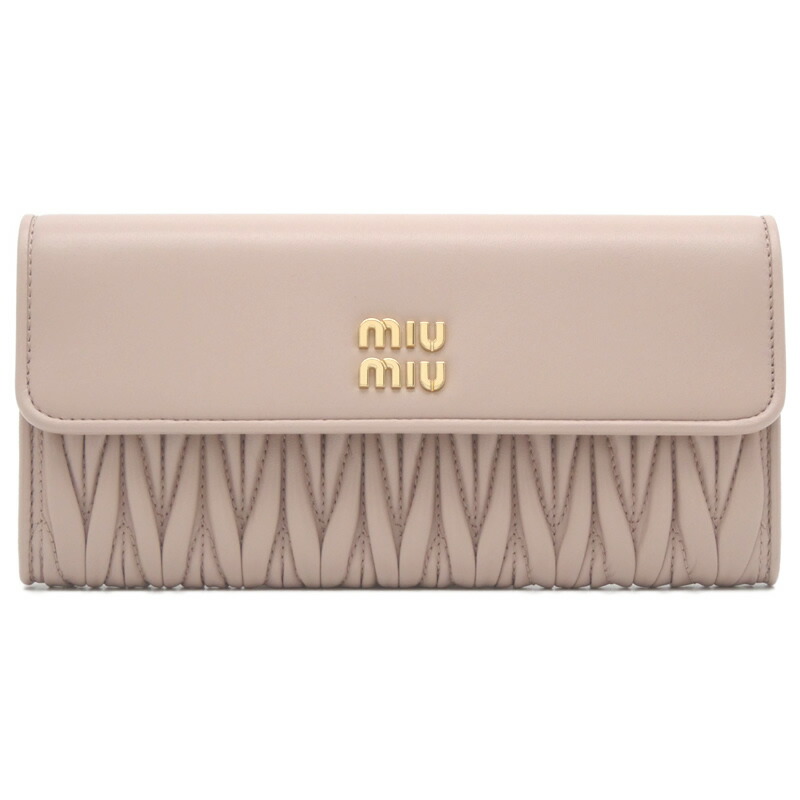 楽天市場】ミュウミュウ MIUMIU マテラッセレザー 長財布