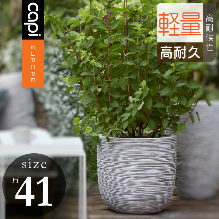 楽天市場】植木鉢 軽量 樹脂製 「カピ（Capi） ネイチャーリブ エッグ