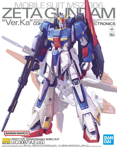 楽天市場】【新品】1週間以内発送 MG MSZ-006 ゼータガンダム Ver.Ka