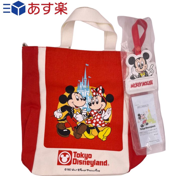 楽天市場】ミッキー＆ミニー ショルダーバッグ パスケース 付き 東京