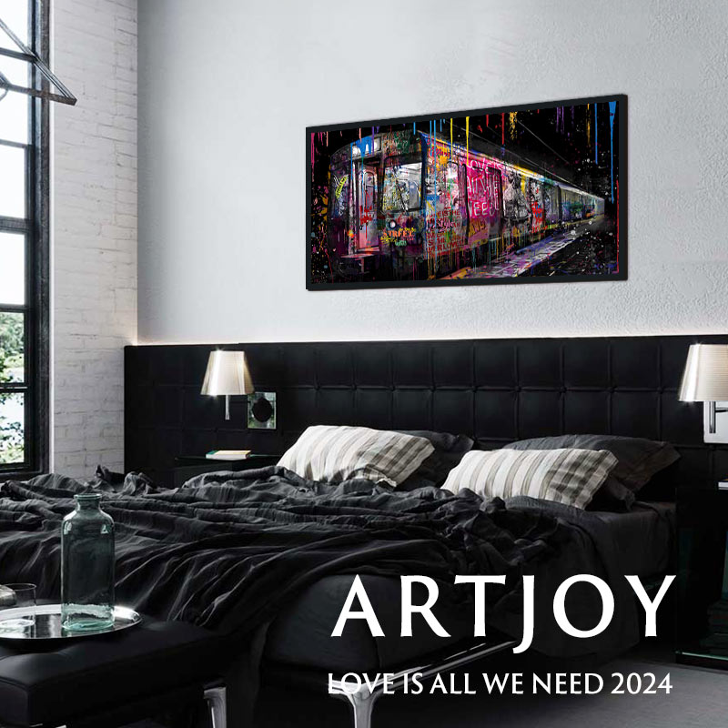 楽天市場】【マラソン限定クーポン】 【新作2024】ARTJOY 絵画 SUBWAY