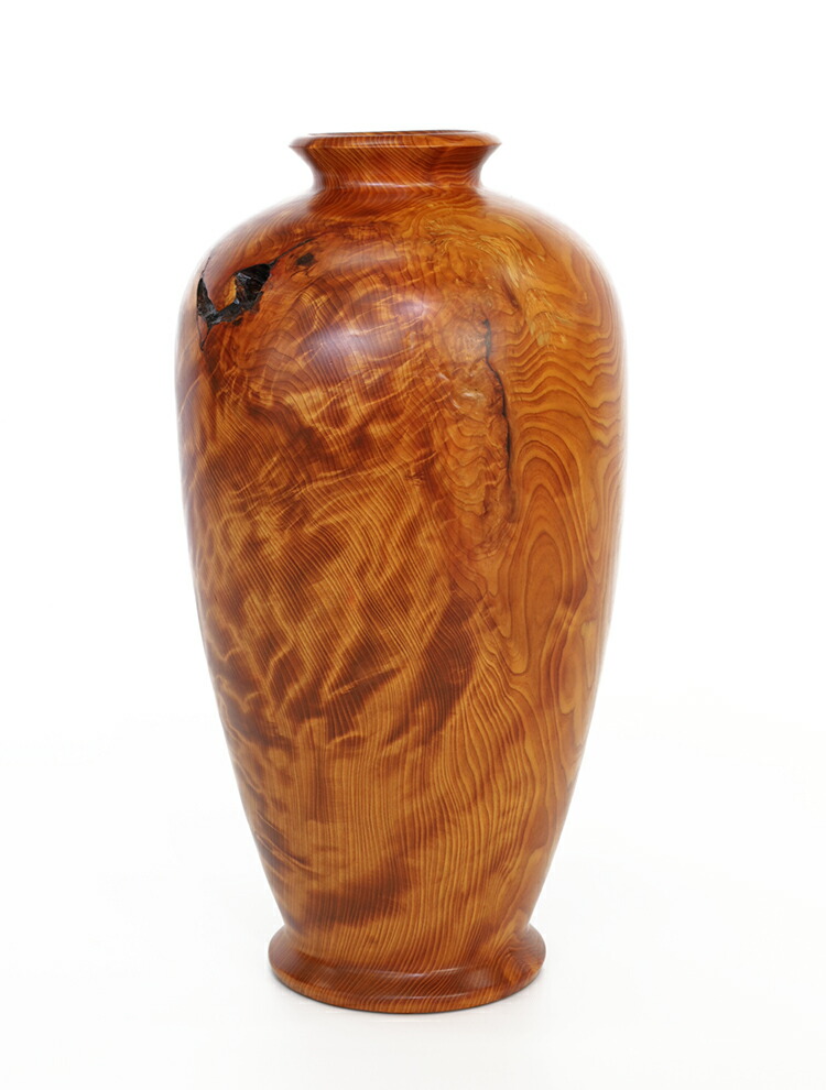 楽天市場】【総高48cm】屋久杉 虎瘤 飾り壺仕様：無垢 / 素材：屋久杉
