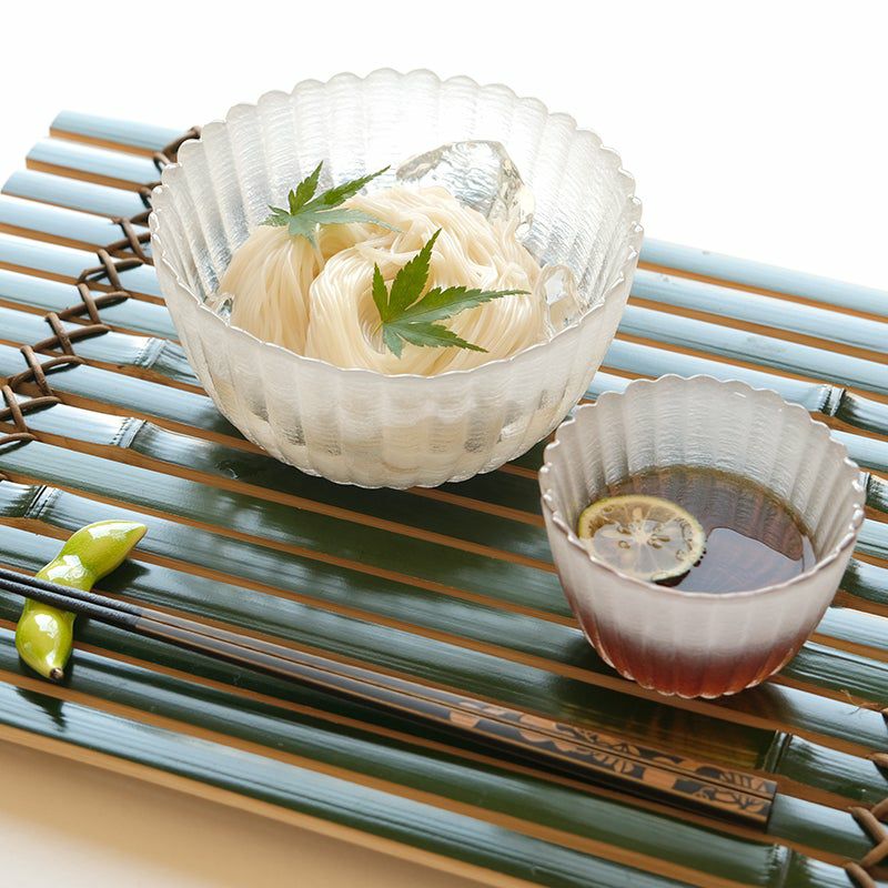 楽天市場】素麺 そうめん つゆ ガラス ペア 器【計4点セット