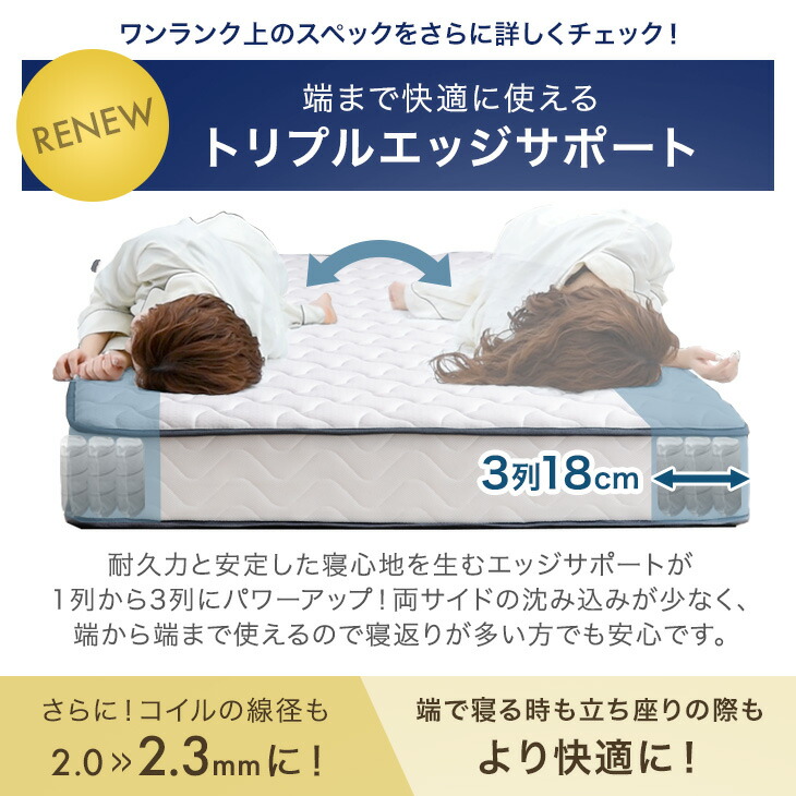 楽天市場】【本日クーポン3％引】 ワンランク上の寝心地&耐久性 極厚