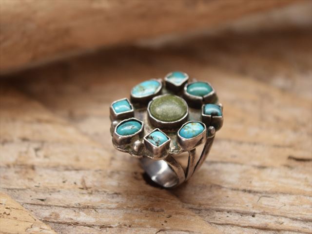 楽天市場】60s ナバホ族 Vintage Indian Jewelry 9ターコイズ リング(8