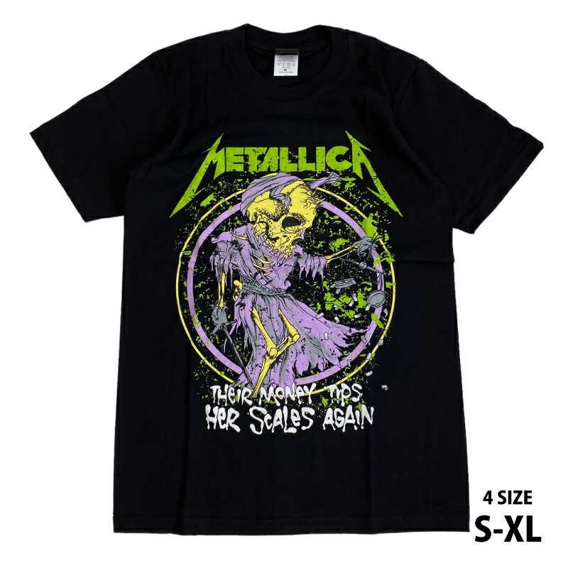 楽天市場】Metallica T-shirt メタリカ Tシャツ 半袖 Tip Scale