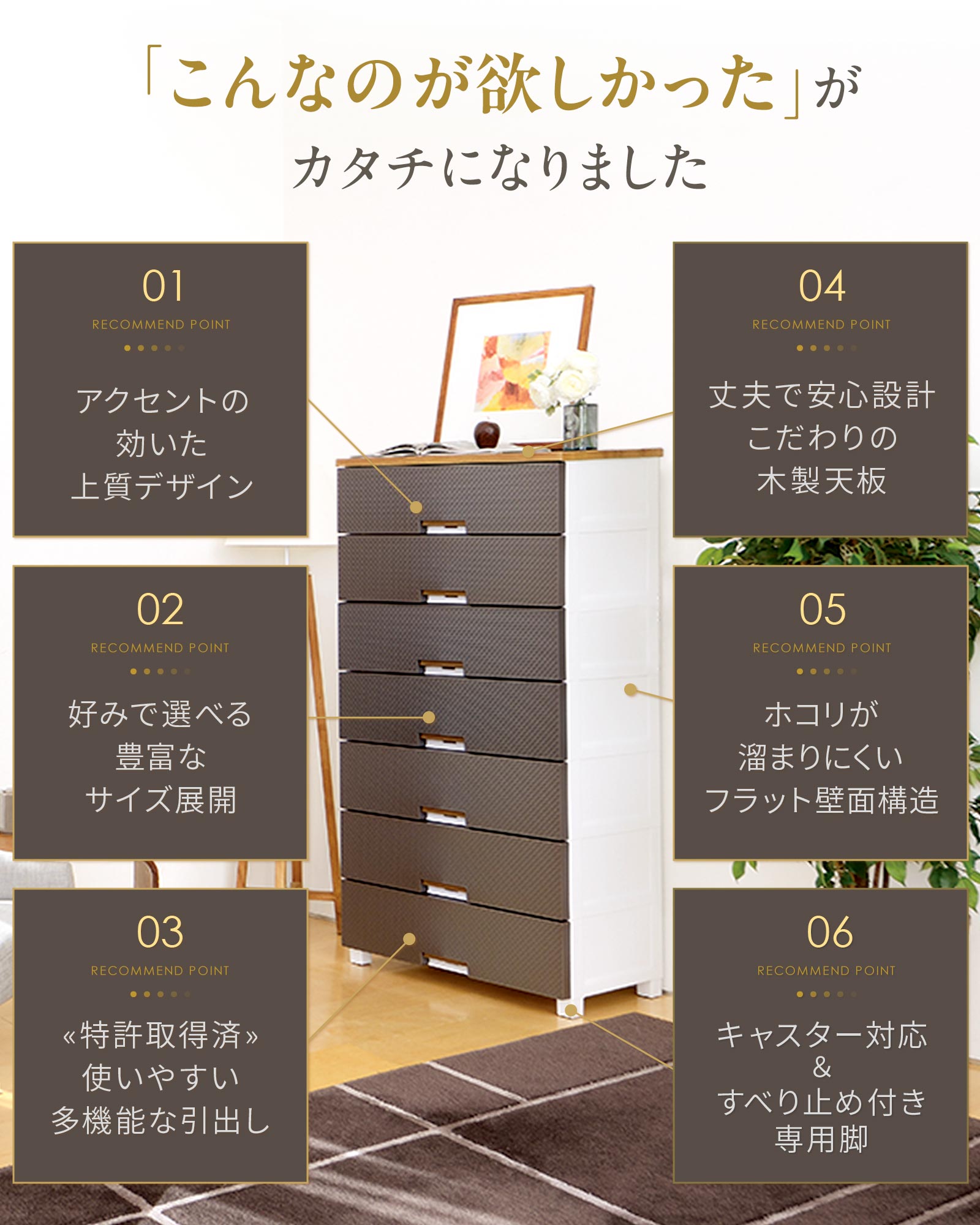 楽天市場】チェスト 衣装ケース 収納ケース 収納ボックス 衣類収納
