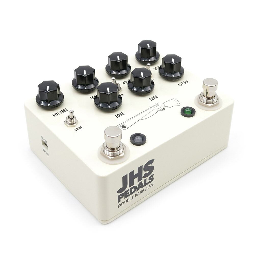 楽天市場】JHS Pedals Double Barrel V4 オーバードライブ 歪みペダル