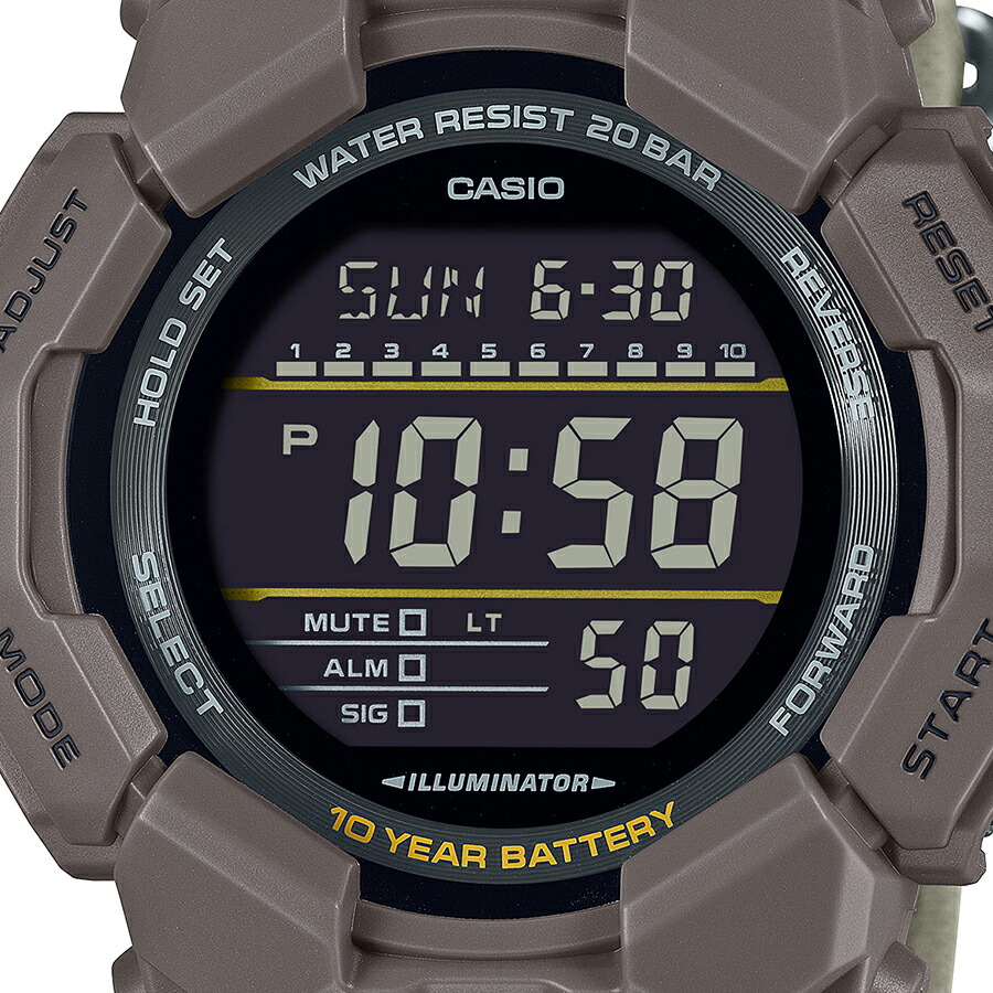楽天市場】G-SHOCK 10年バッテリー ビッグケース エキナセア GD-010CE