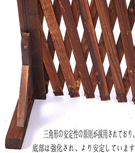 楽天市場】ybaymy 庭 フェンス 2個入 ガーデンフェンス 木製柵 伸縮
