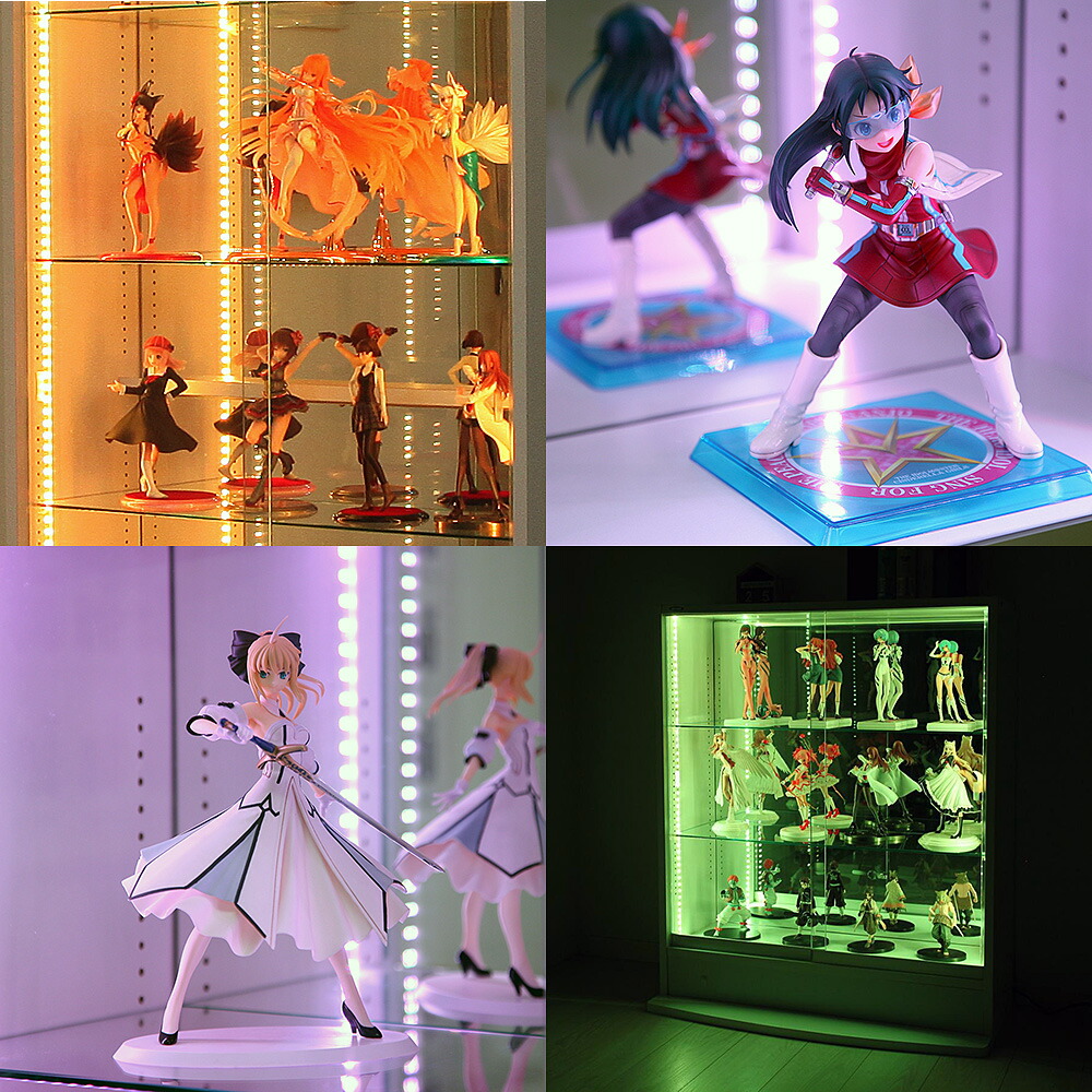 楽天市場】RGB LEDミラーセット JAJAN フィギュアラック ザ サード