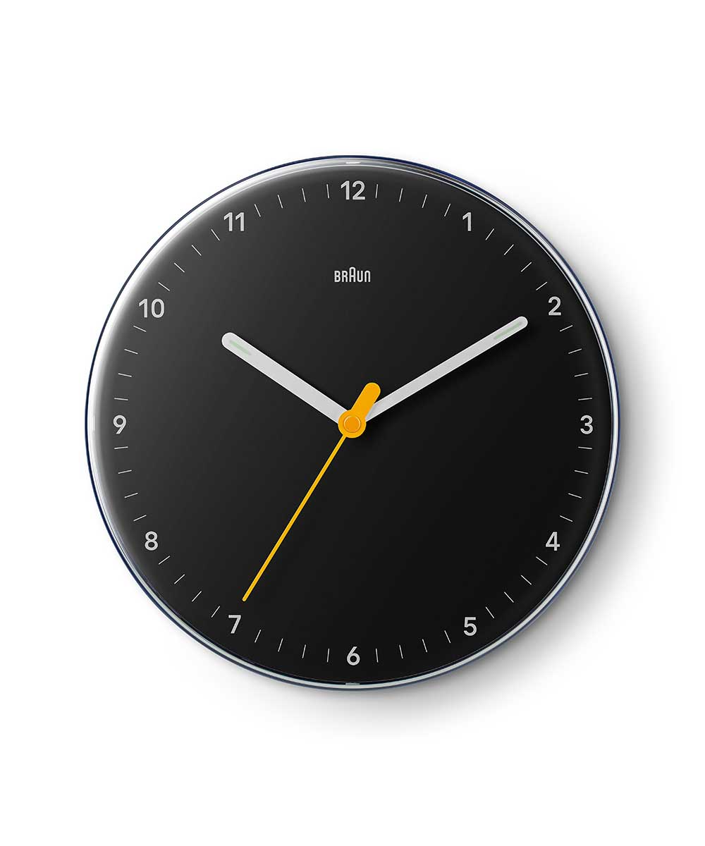 楽天市場】ブラウン 壁掛け時計 BRAUN WALL CLOCK BLACK BC26B 壁掛け