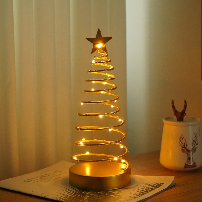 楽天市場】クリスマスツリー 卓上 クリスマス飾り 電気スタンド LED