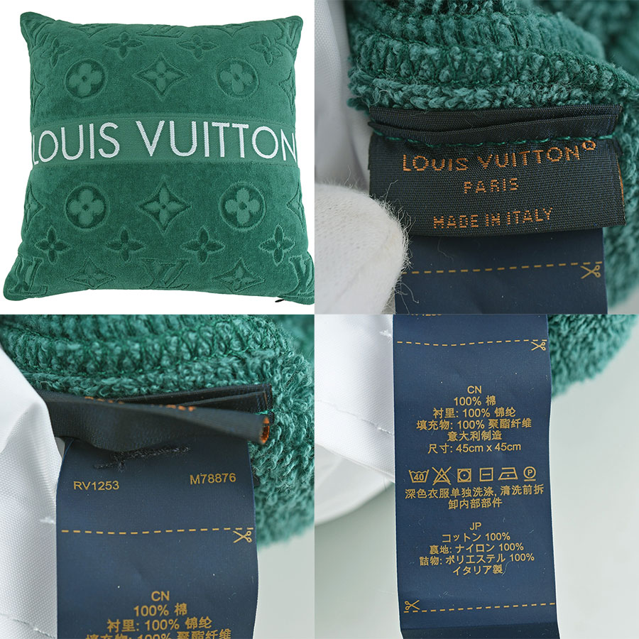 楽天市場】ルイヴィトン LOUIS VUITTON クッション プラージュ LV