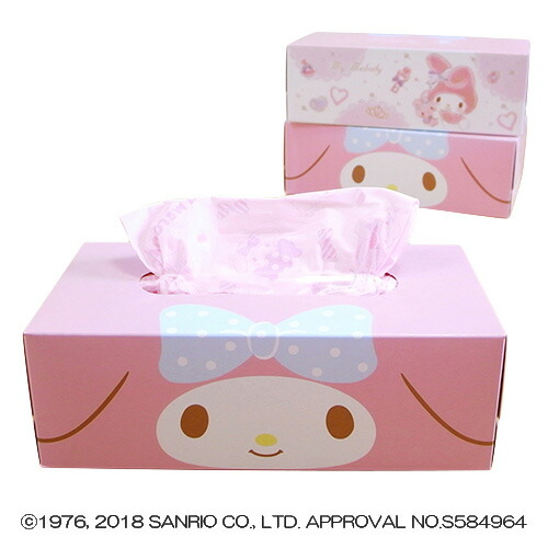 楽天市場】【マイメロディ_キュートピンク10入：ボックスティッシュ