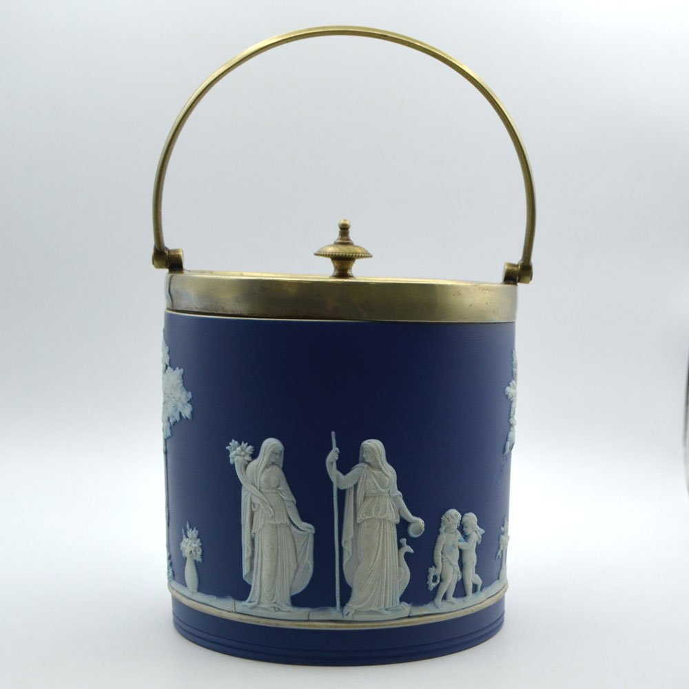 楽天市場】アンティーク ビスケットバレル Wedgwood ウェッジウッド