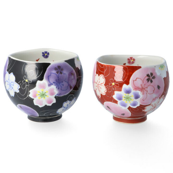 楽天市場】九谷焼 いっぷく碗（小） 夢宵桜（バイオレット・ピンク