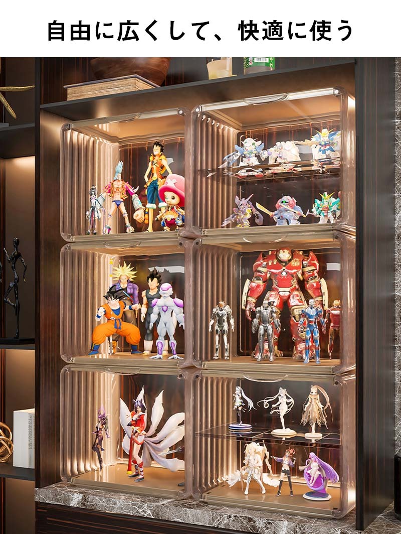 楽天市場】透明 コレクションケース アクリルケース フィギュアケース