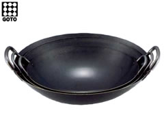 楽天市場】後藤金属工業 鉄人 中華鍋51cm （両手中華鍋・鉄製・業務用
