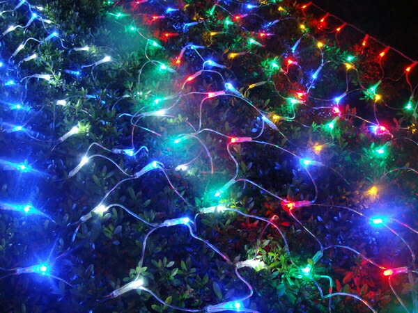 楽天市場】イルミネーション 屋外用 ネットライト 長方形 LED 300球 3