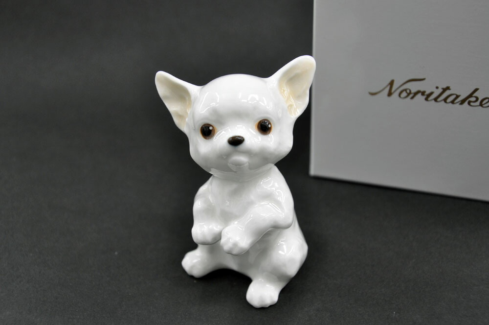 Noritake 犬 studio collection ノリタケ 陶器 置物 Noritake 犬