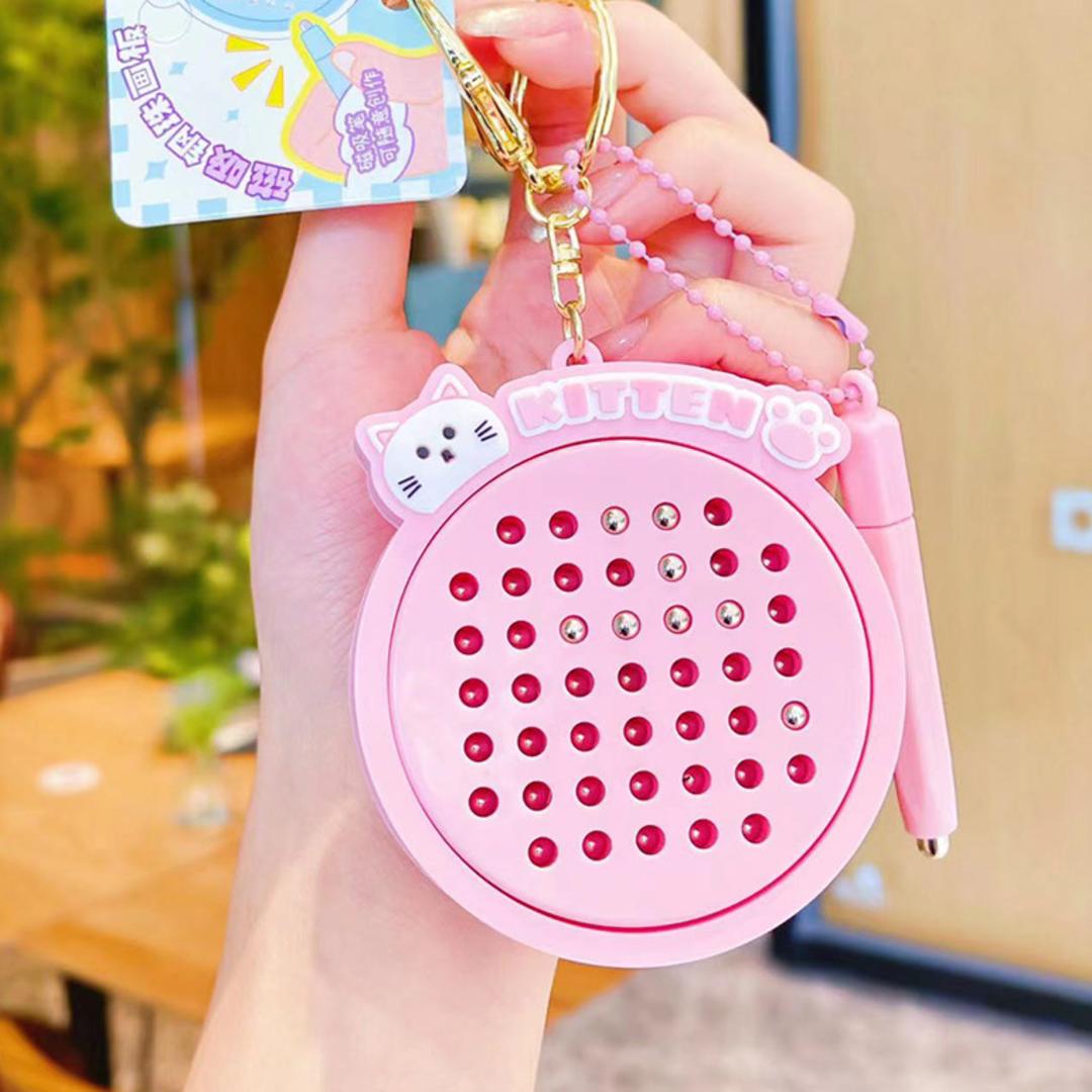 楽天市場】マグタブ キーホルダー にゃんこ お絵かきボード 持ち運び