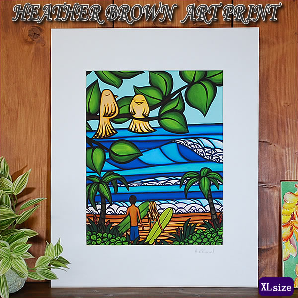 楽天市場】【ヘザーブラウン】【Heather Brown】ART PRINT XL KU'UIPO