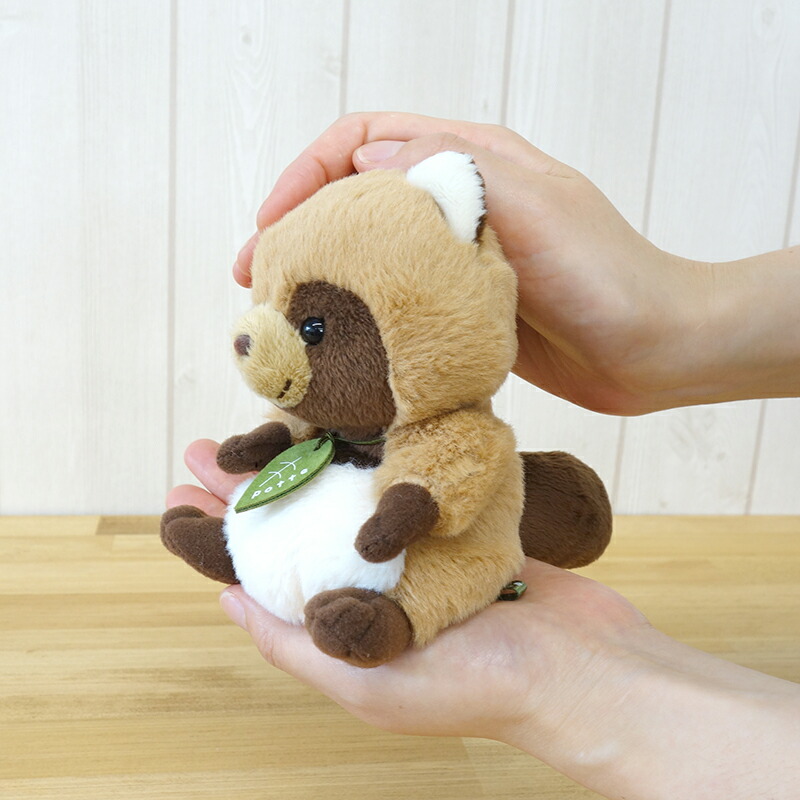楽天市場】POTTE ぬいぐるみ タヌキ 【15cm】（グッズ 雑貨 かわいい