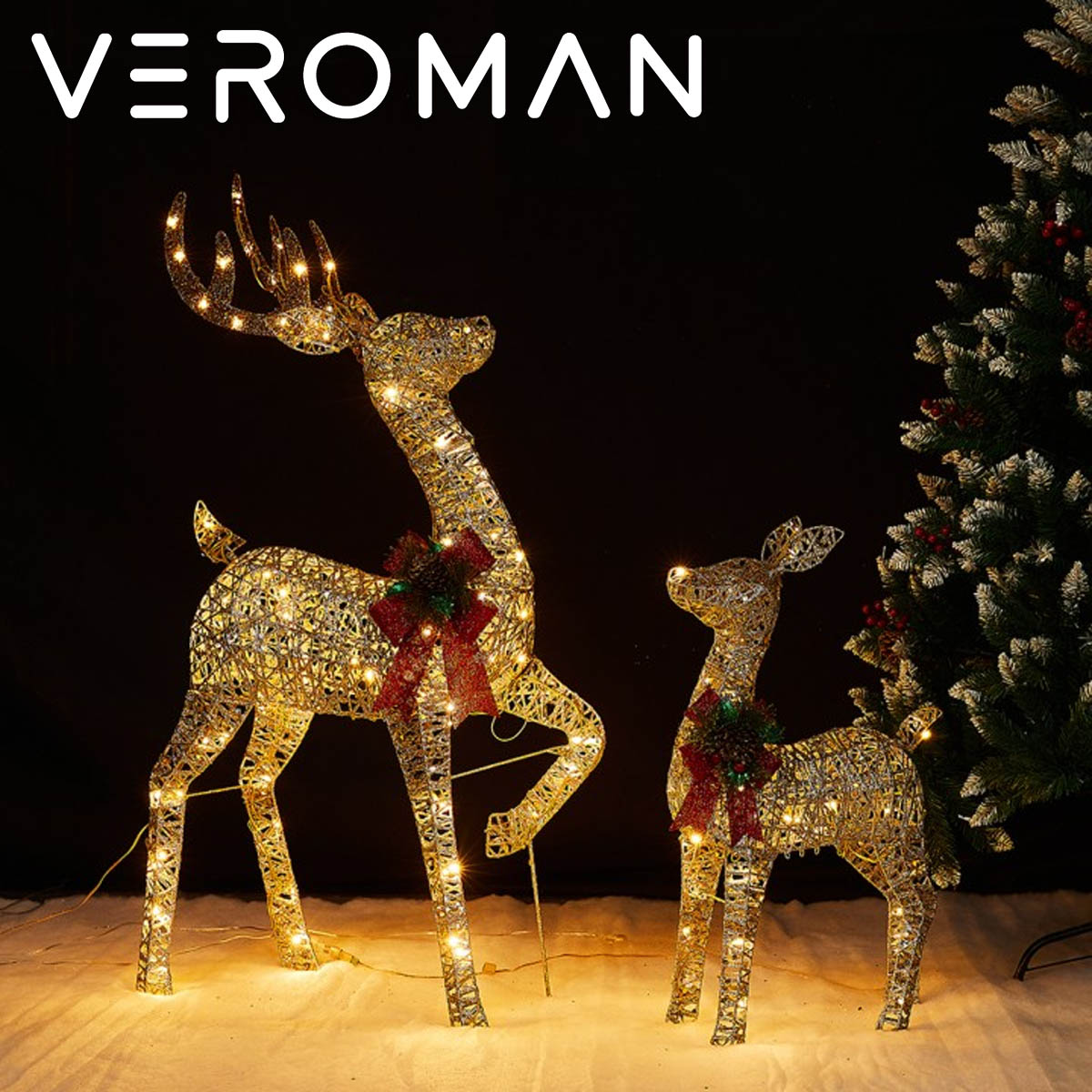 楽天市場】[親子セット] VeroMan 優しい光でクリスマスを彩る LED