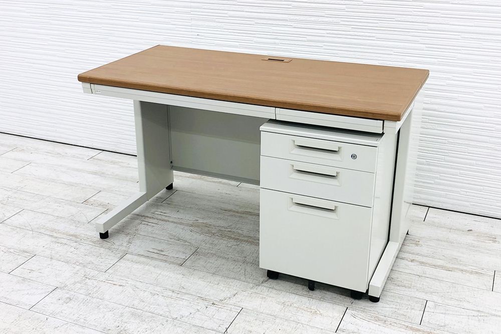 楽天市場】プラス 【デスク+ワゴンセット】 中古 平机 片袖机 中古