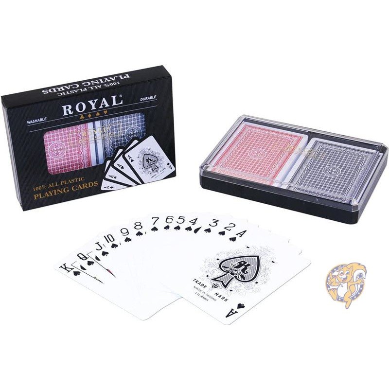 楽天市場】プラスチックトランプセット Royal Playing cards