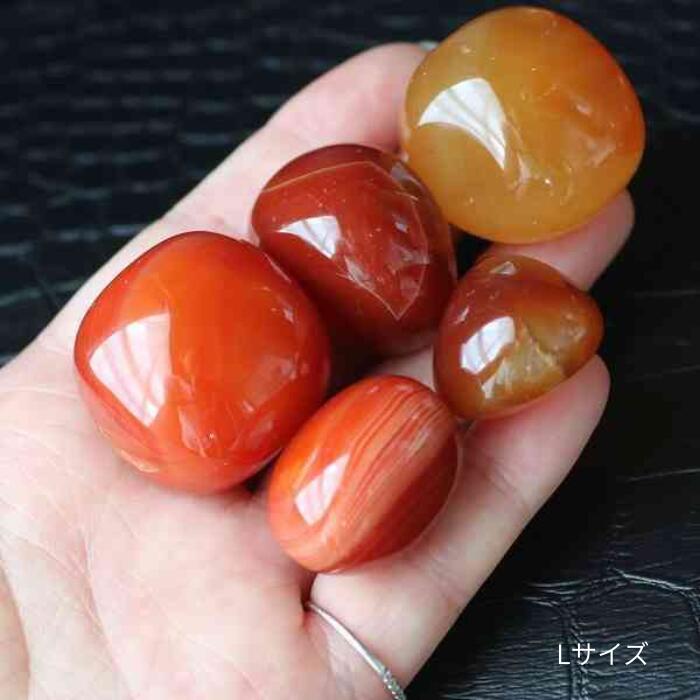 楽天市場】カーネリアン サードオニキス タンブル S～3Lサイズ 1個