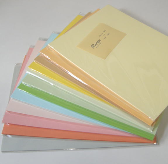 楽天市場】カード紙 色 180k A6 40枚 / はがきサイズ L判 (A4カット品