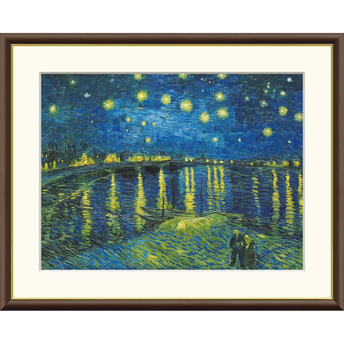 楽天市場】絵画 世界の名画 ローヌ川の星月夜 フィンセント・ファン