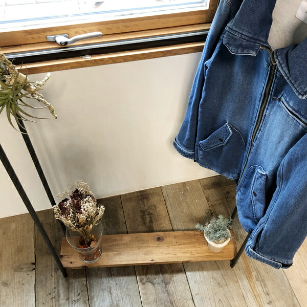 楽天市場】【再販】無垢 アイアン スチール ハンガーラック (完成品