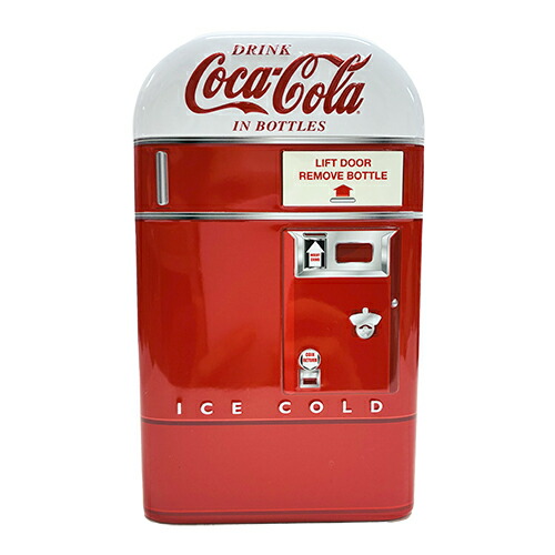 楽天市場】コカ・コーラ 自販機型 貯金箱 ( Red×White ) 19151c コーラ