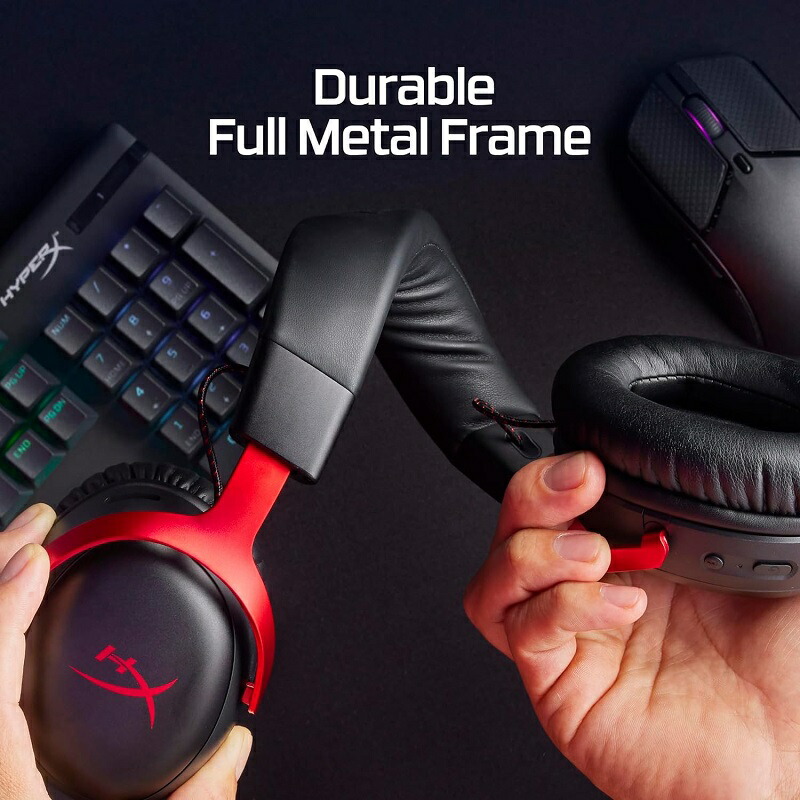 楽天市場】HyperX Cloud III ワイヤレス ゲーミングヘッドセット