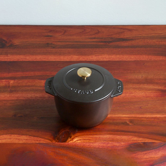 楽天市場】ストウブ ラ ココット デ ゴハン S 12cm ブラック / staub