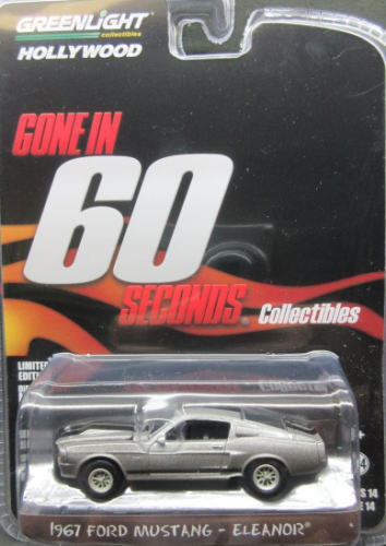 楽天市場】1/64 グリーンライト GREENLIGHT ELEANOR 1967 Ford Mustang