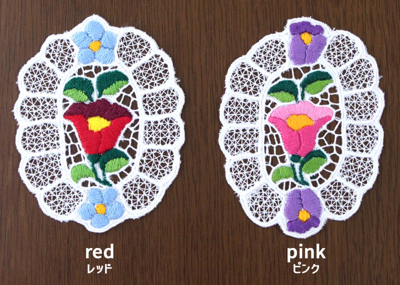 楽天市場】カロチャ刺繍 ドイリー 花 レース ハンガリー 白 東欧雑貨