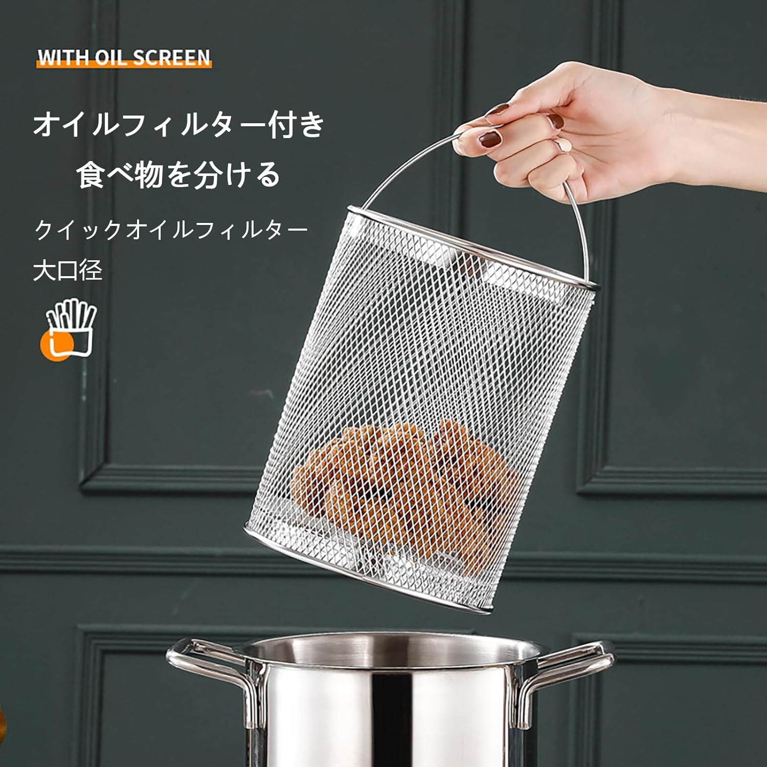 楽天市場】パスタ鍋 揚げ鍋 パスタポットステンレス構造 深型 鍋蓋付