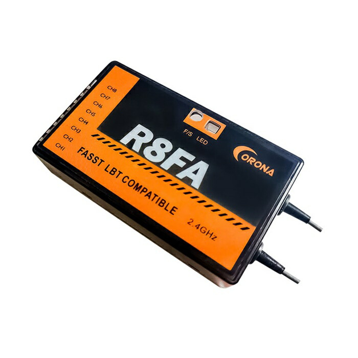 楽天市場】コロナ フタバ FASST互換8チャンネル受信機 R8FA : RC