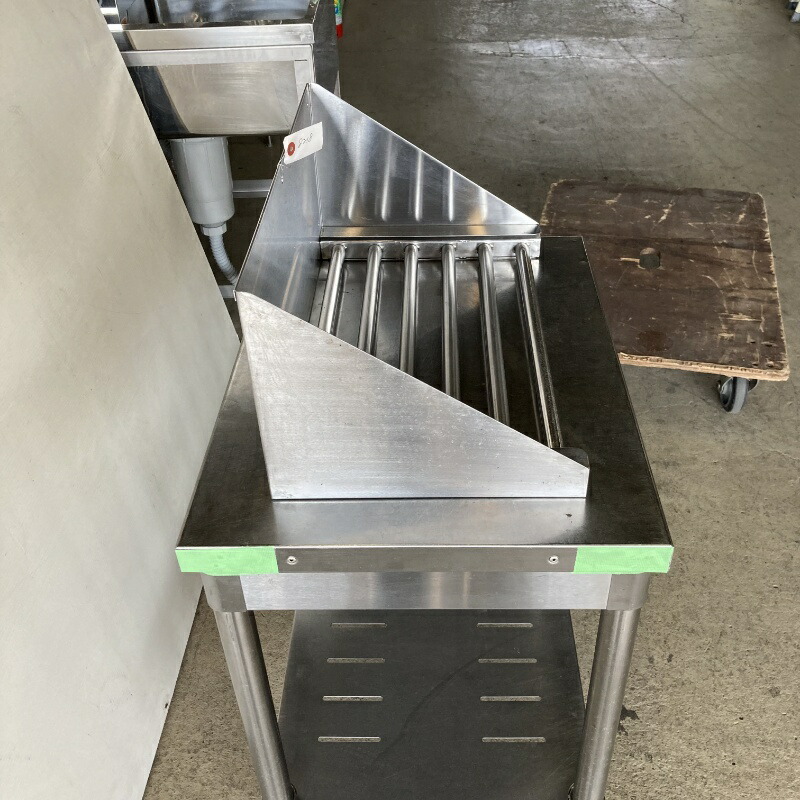 楽天市場】【中古】 業務用 ステンレス パイプ棚（スライド式） 幅505